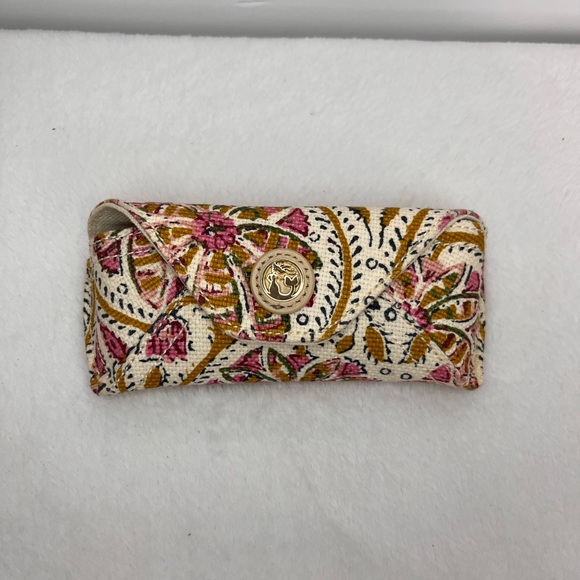 Spartina 449 Pink and Brown Glass Case - Picture 1 of 4